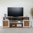 Ver imagem 4 de Rack com Painel Ripado com Suporte para Tv até 60 Polegadas 168cmx180cm