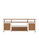 Ver imagem 5 de Rack com Painel Ripado com Suporte para Tv até 60 Polegadas 168cmx180cm