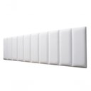 Ver imagem 1 de Placas Cabeceira King 200cm X 60cm 10 Placas Courino Branco