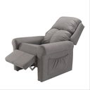 Ver imagem 1 de Poltrona Reclinavel Bari Mh 1270 em Linho Cinza - 55602