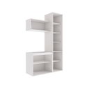 Ver imagem 3 de Conjunto para Banheiro Kappesberg Celeste 3 Peças Branco/nogueira 130cm