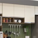 Ver mais imagens de Armário de Cozinha Aéreo 120cm 3 Portas com Nicho Athena Irm Móveis