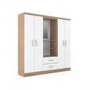 Ver imagem 1 de Guarda Roupa Casal Capelinha com 4 Portas 2 Gavetas - Branco - Demolição Branco - Demolição