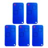 5 Controle Portão Rossi Ntx Elegance 433mhz Dz Nano Atto Dz3 Dz4 Bv Nano Azul - 1