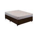 Ver imagem 1 de Cama Box Casal Colchão Molas Ensacadas Sweet Dreams Apolospuma + Box Suede 68x138x188 - Marrom