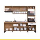 Ver imagem 2 de Armário de Cozinha Compacta Mdp Branco com Balcão Pia