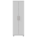 Ver imagem 2 de Armário Multiuso Sabrina 2 Portas Prateleira e Cabideiro Branco Ajl