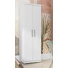 Armário Multiuso Sabrina 2 Portas Prateleira e Cabideiro Branco Ajl - 1