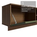 Ver imagem 6 de Rack Suspenso para Tv até 80 Polegadas 218 Cm 2 Portas Rustic/verde Vik Madesa
