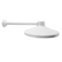 Ver imagem 4 de Chuveiro Ducha Lavatório Banheiro Area Externa Piscina Redondo Fixo Gás e Solar 10 Polegadas Branco 