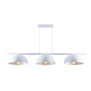 Luminária Pendente Trilho Retro Industrial Montreal P 3 Lâmpadas E27:pendente Branco/110v/220v