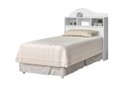 Ver imagem 2 de Cabeceira para Cama Box Solteiro Irla com Nichos para Objetos de Decoração Cor Branco Ja