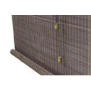 Ver imagem 2 de Persiana Bambu Rolo Tabaco 100 (L) X 180 (A) cm Cortina Madeira Com Bandô Roller 1,00 x 1,80 Marrom