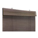 Ver imagem 5 de Persiana Bambu Rolo Tabaco 100 (L) X 180 (A) cm Cortina Madeira Com Bandô Roller 1,00 x 1,80 Marrom