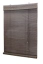 Ver imagem 3 de Persiana Bambu Rolo Tabaco 100 (L) X 180 (A) cm Cortina Madeira Com Bandô Roller 1,00 x 1,80 Marrom