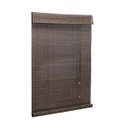 Ver imagem 4 de Persiana Bambu Rolo Tabaco 100 (L) X 180 (A) cm Cortina Madeira Com Bandô Roller 1,00 x 1,80 Marrom