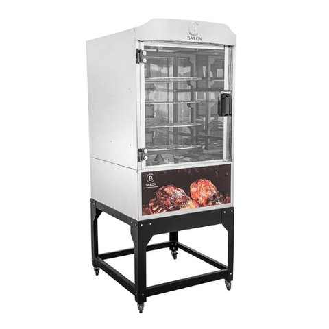 Assador de Frango e Carnes a Gás Bailon Grill Giratório 360° 70kg Bivolt 220033