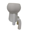 Ver imagem 5 de Vaso Sentado 13 cm Suculentas Robert Plant Decoração Decorativo Branco