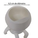 Ver imagem 4 de Vaso Sentado 13 cm Suculentas Robert Plant Decoração Decorativo Branco