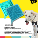Ver imagem 5 de Comedouro Interativo Lento C/ Ventosa Cães E Gatos Educativo - Cor Lilás