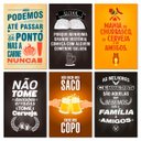 Ver imagem 1 de Kit Placas Quadros Churrasco e Bar Mdf 6 pçs 20x13 cm