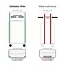 Mala Rígida de Fibra 360° Tamanho Bordo - Gladiador Wide E1:preto - 7