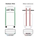 Ver imagem 7 de Mala Rígida de Fibra 360° Tamanho Bordo - Gladiador Wide E1:preto