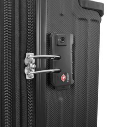 Mala Rígida de Fibra 360° Tamanho Bordo - Gladiador Wide E1:preto - 9