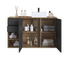 Ver imagem 7 de Gabinete de Banheiro 110cm com Espelheira 2 Portas e Cuba Antônia