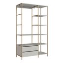 Ver imagem 2 de Guarda-roupa Aberto Estilo Industrial Lacasamia Closet:arenas