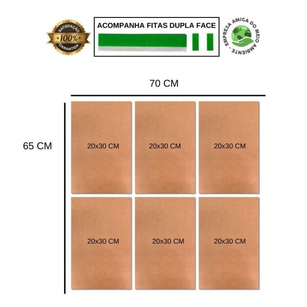 Kit Placas Quadros Churrasco e Bar Mdf 6 pçs 20x30 cm - 2