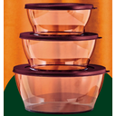 Ver imagem 4 de Tupperware Kit Linha Clear Merlot - 3 Peças Tupperware Kit Linha Clear Merlot - 3 Peças