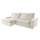 Ver imagem 3 de Sofá Apollo Linho 02 Módulos 120 Cm B25cm Meu Sofá Online A302 Linho Branco