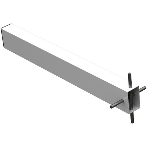 Suporte Pia Chumbar Bancada Aparador Mesa 40 Cm Branco