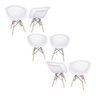 6 Cadeiras Empório Tiffany Elegante Nico Decore Cadeira Para Diversos Ambientes - 1