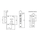 Ver imagem 3 de Fechadura de Correr 2 Estagios 4145bp55/zcr 3f