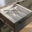 Ver imagem 6 de Balcão 120cm 2 Portas 3 Gavetas com Divisor de Talheres Cozinha sem Tampo Lisboa