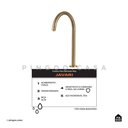 Ver imagem 2 de Torneira para Banheiro Alta Javari Pingoo.casa - Dourado