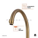 Ver imagem 5 de Torneira para Banheiro Alta Javari Pingoo.casa - Dourado