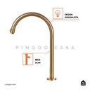 Ver imagem 4 de Torneira para Banheiro Alta Javari Pingoo.casa - Dourado