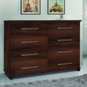 Ver imagem 1 de Cômoda 8 Gavetas com Rodízios Jade Móveis Primus