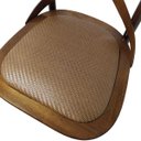 Ver imagem 5 de Cadeira Madeira Rattan P/ Penteadeira Bistrô Gourmet Luxo