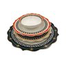 Aparelho de Jantar em Porcelana Preto com Detalhes Vermelho 24 Peças - 3