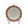 Aparelho de Jantar em Porcelana Preto com Detalhes Vermelho 24 Peças - 7