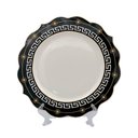 Ver imagem 4 de Aparelho de Jantar em Porcelana Preto com Detalhes Vermelho 24 Peças