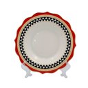 Ver imagem 6 de Aparelho de Jantar em Porcelana Preto com Detalhes Vermelho 24 Peças