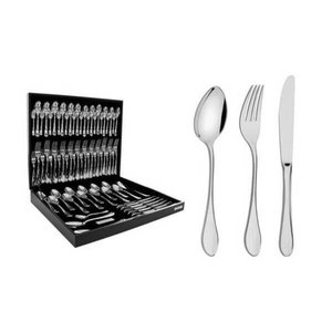 Faqueiro Aço Inox 76 Peças com Estojo Italy