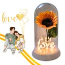 Ver imagem 5 de Luminária Love O Girassol Encantado 28 Cm Presente para Namorada Presente De Natal Presente dia das 