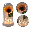 Ver mais imagens de Luminária Love O Girassol Encantado 28 Cm Presente para Namorada Presente De Natal Presente dia das 