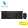 Teclado e Mouse Bluetooth + 2.4 Ghz Black com Pilha 8050T Rapoo - Ra003 - 3
